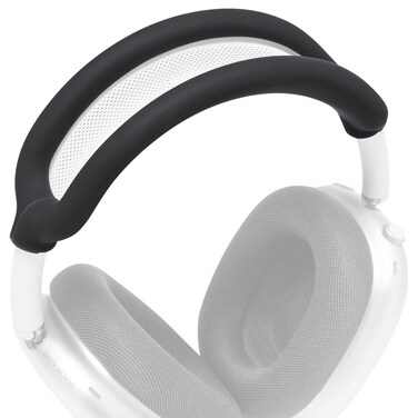 WC BandZ Max - Silicone Headband Cover for Airpods Max Headphones, Made by Wicked Cushions   Enhanced Comfort and Protection   Available in Wicked Designs   Black