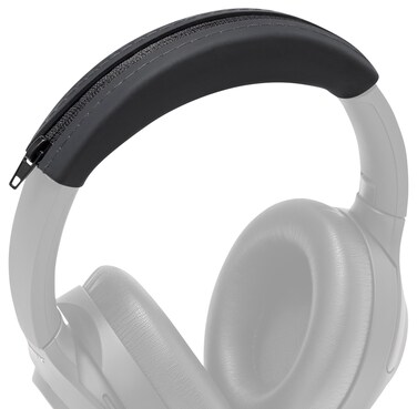 WC BandZ XM3 / XM4 - Silicone Headband Cover for Sony WH1000XM3 &amp; WH1000XM4 Headphones by Wicked Cushions   Enhanced Comfort, Style, &amp; Sweat Protection   Exclusively for Sony XM3 / XM4   Black