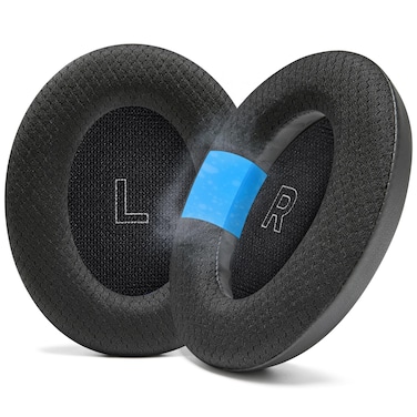 WC Freeze QC Ultra - Cooling Gel Ear Pads for Bose Quietcomfort Ultra Headphones Made by Wicked Cushions   Breathable Sports Fabric, Cooling Gel, Extra Thick &amp; Cooler for Longer   Black
