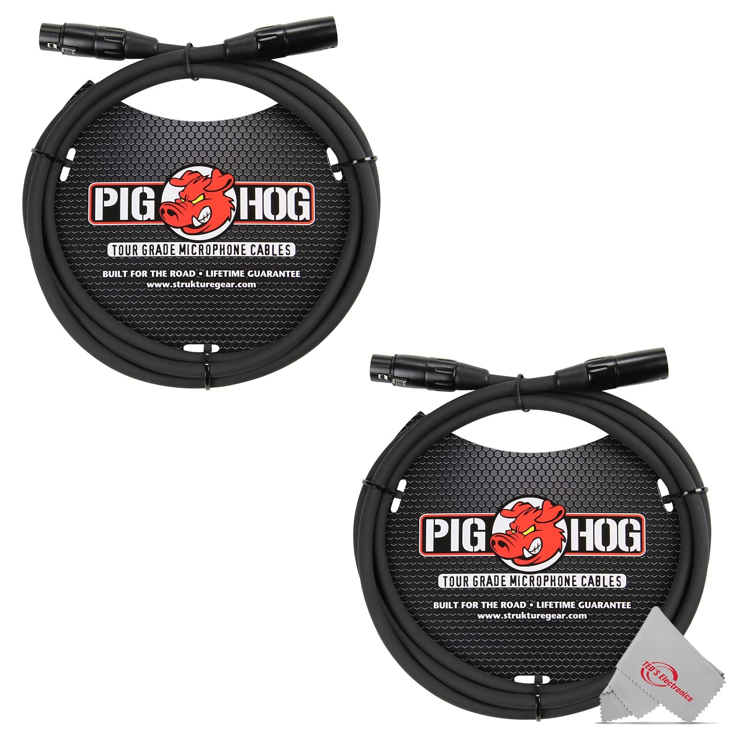 Briskdrop Briskdrop PHM6 Mic Cable 6ft Xlr - 2 Pack