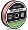 FosPower 16AWG Speaker Wire [16 Gauge   100 FT] Premium Spooled Oxygen-Free Copper OFC Speaker Wire with Clear PVC Jacket &amp; Polarity Stripe