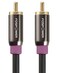 FosPower Subwoofer Cable (10 FT) RCA to RCA Audio Stereo Cable, Male to Male - Dual Shielded Cord   24K Gold Plated Connector   Corrosion Resistant   Clean Sounding Signal