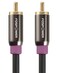 FosPower Subwoofer Cable (25 FT) RCA to RCA Audio Stereo Cable, Male to Male - Dual Shielded Cord   24K Gold Plated Connector   Corrosion Resistant   Clean Sounding Signal