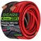 GearIT, 4 Gauge Wire, for Automotive Power/Ground, Battery Cable, Car Audio, RV, Amp, CCA Wire, Wire, Automotive Wire, Battery Cables, Amp Wiring Kit, (25 feet Each- Black/Red Translucent)