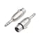 Cable Matters 2-Pack 6.35mm 1/4 Inch TRS to XLR Adapter - Male to Female