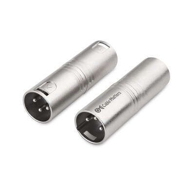 Cable Matters 2-Pack XLR Male to Male Adapter, XLR Coupler, XLR to XLR Gender Changer, XLR Adapter - Male to Male