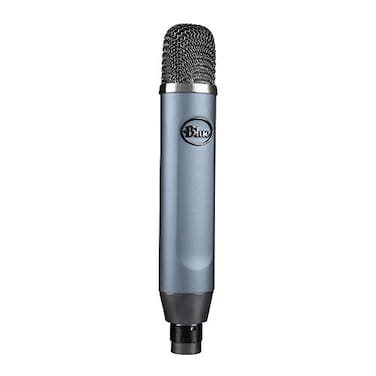 Blue Ember XLR Condenser Mic for Recording and Streaming, Custom Cardioid Capsule and Mic Stand Mount, Gray