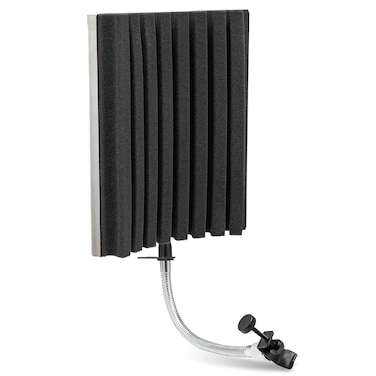 LyxPro VRI-40 Portable Acoustic Isolation Instrument Shield, Voice And Sound Absorbing, Reflection Panel with Heavy Duty Gooseneck