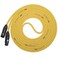 LyxPro Quad Series 15 ft XLR 4-Conductor Star Quad Balanced Microphone Cable for High End Quality and Sound Clarity, Extreme Low Noise, Yellow