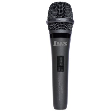 LyxPro HHMX-10 Handheld Vocal Dynamic Microphone Cardioid on/Off Switch, Clear, Accurate Sound Reproduction for Live Vocals, Recording and Instruments