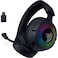 Razer Kraken V4 Wireless Gaming Headset: 2.4GHz, Bluetooth, USB - Super Wideband Mic - 40 mm Drivers - 9 Zone RGB Lighting - for PC, Mac, PS5, Nintendo Switch, Steam Deck, Smartphone - Black
