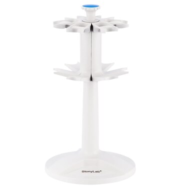 stonylab Pipette Stand, Lab Universal Pipette Holder Pipet Stand Rack for General Pipette Models