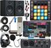 PreSonus AudioBox 96 Audio Interface Full Studio Bundle Includes Software Kit, ATOM MIDI Pad Controller, Eris 4.5 BT Pair Bluetooth Monitors, and Adjustable Suspension Boom Arm