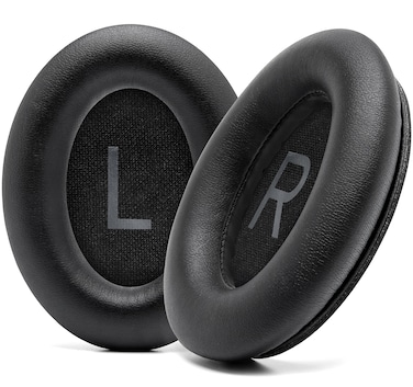 WC PadZ QC45 - Earpads for Bose QuietComfort 45 / QuietComfort Se/QuietComfort Wireless, Made by Wicked Cushions   Extra Thick Cushion   Premium Durable Stitching   Black