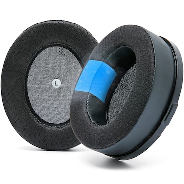 WC Freeze Penrose - Hybrid Fabric Cooling Gel Replacement Earpads for Audeze Penrose &amp; Mobius, Made by Wicked Cushions, Improved Durability, Thickness and Sound Isolation   Black