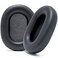 WC Extra Thick Earpads for Sony XM5 Made by Wicked Cushions - Soft PU Leather Cushions, Luxurious Noise Isolating Memory Foam, Added Thickness   Black