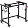 Piano Keyboard Stand Music Studio Desk for Music Production - Electric Digital Pianos Synths for 49 54 61 88 Key - Rolling Home Recording Studio Workstation DJ Keyboard Table - Keyboard Piano Stand