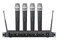 GTD Audio 4 Handheld Wireless Microphone Cordless mics System, Ideal for Church, Karaoke, Dj Party, Range up to 300 ft,