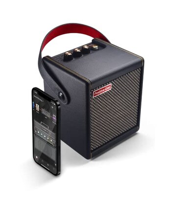 Positive Grid Spark Mini 10W Small Smart Guitar Amp &amp; Bluetooth Speaker   Portable Sound for Guitar Playing at Home or On The Go   Black