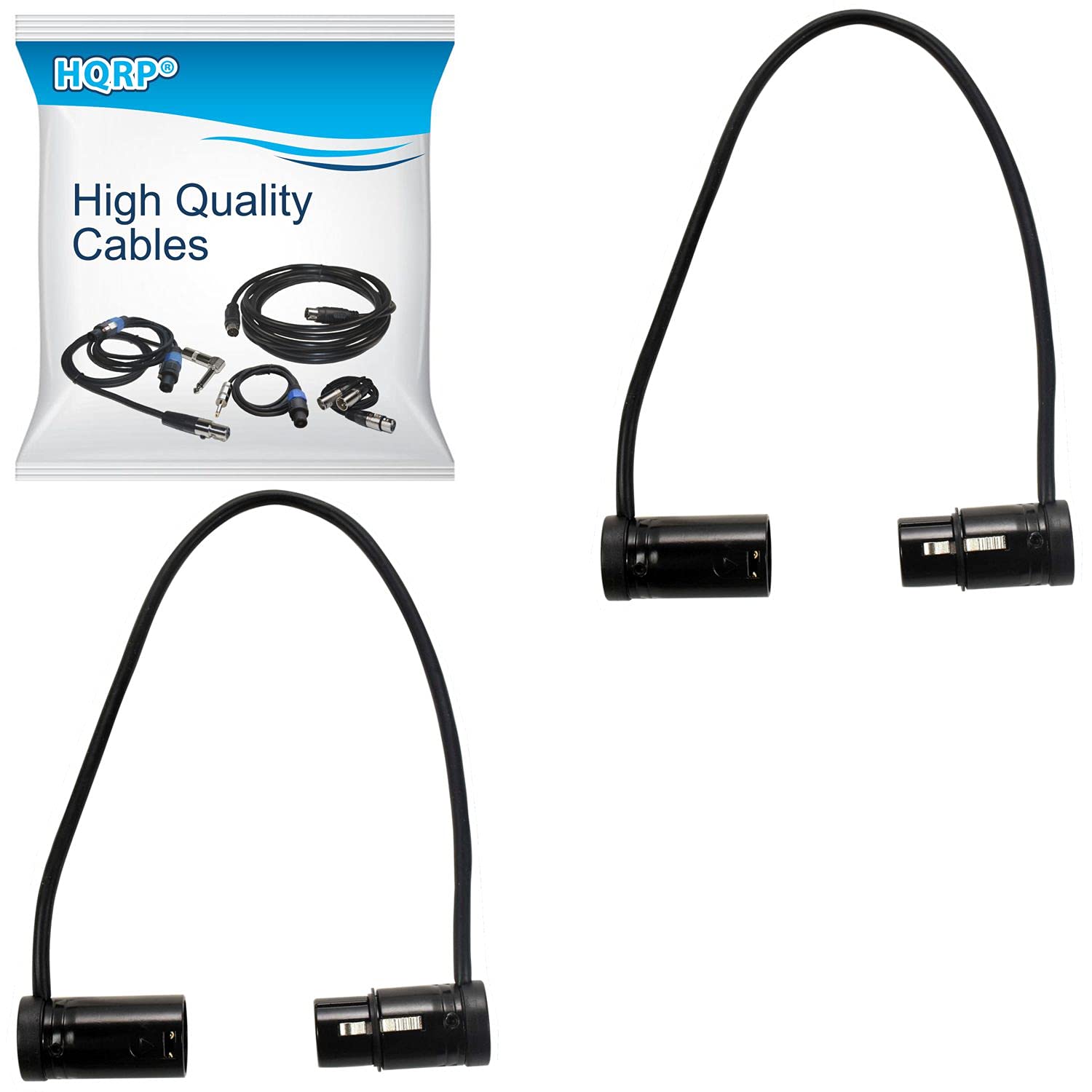hqrp Hqrp Xlr Female To Xlr Male adjustable-angle low-profile Cable xlr