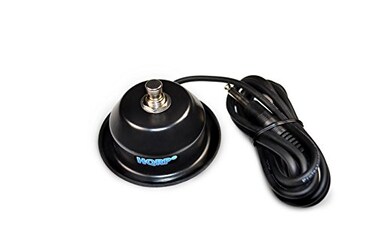 HQRP 1-Button Guitar Amp Footswitch Replacement for Fender 099-4049-000 fits FM, Mustang, Blues Junior amps
