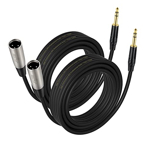 ebxya Ebxya 1 4 Trs To Xlr Male Balanced Mic Cable 6ft