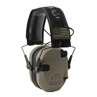 Walker's Standard Earmuffs, Patriot-FDE, One-Size