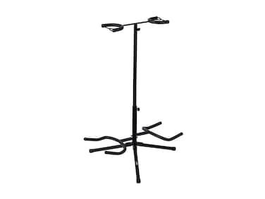 Monoprice Tripod Adjustable Double Guitar Stand - For Use With Electric/Acoustic Guitar &amp; Bass - Stage Right Series