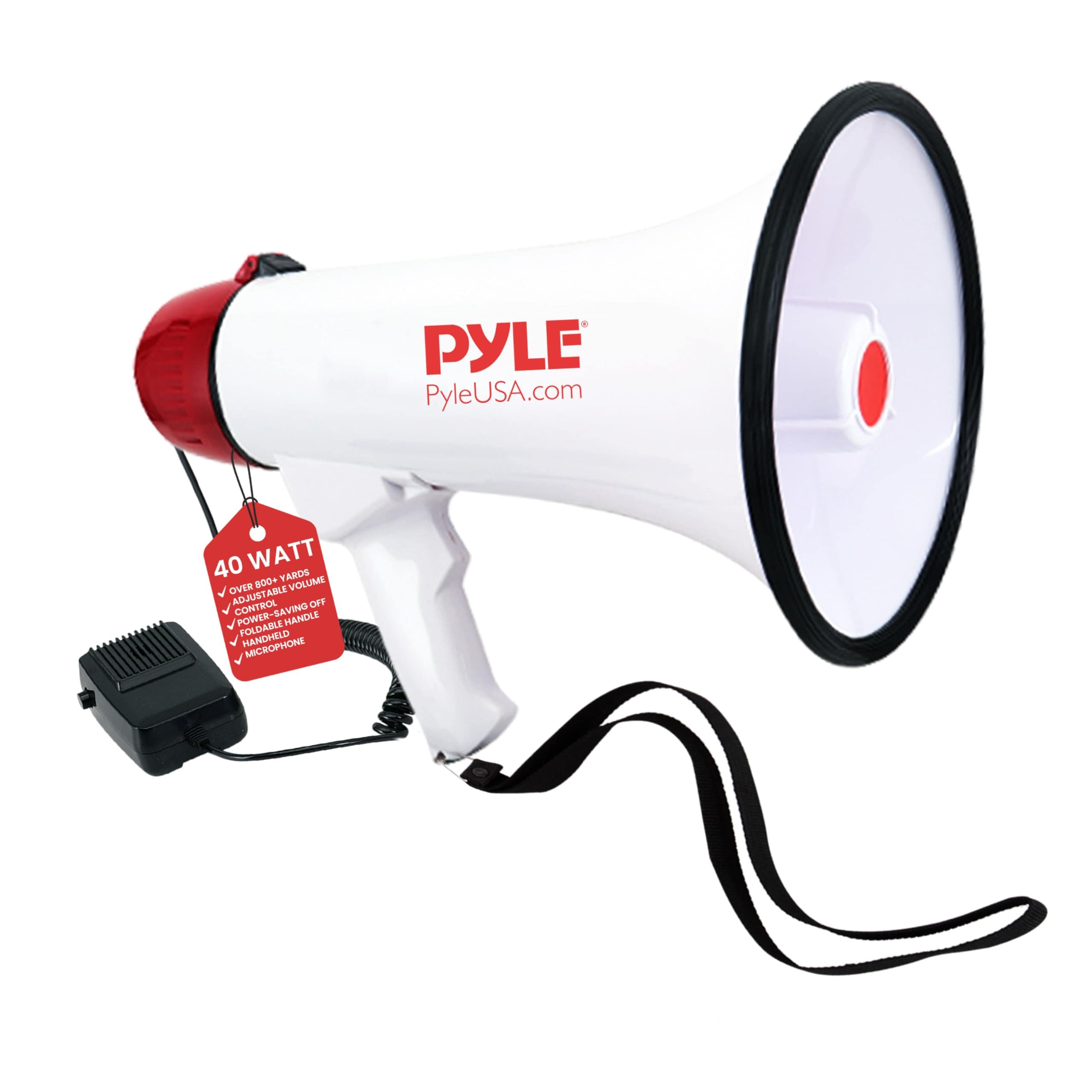 pyle Pyle 40 Watt Professional Megaphone 40W
