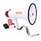 Pyle 40 Watt Professional Megaphone Clear Sound &amp; Ergonomic Grip - Multi-Function with Talk, Siren, Volume Control - Detachable Handheld Mic - Indoor &amp; Outdoor Sports, Emergency Response