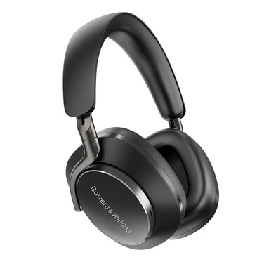 Bowers &amp; Wilkins Px8 Over-Ear Wireless Headphones, Advanced Active Noise Cancellation, Luxurious Materials, 30-Hour Battery Life, 15-Min Quick Charging, Black