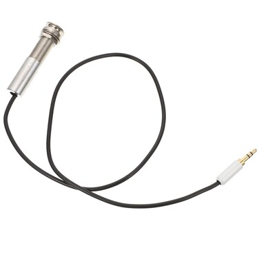 Guitar Pickup Cable Piezo Cable Endpin Output Jack Guitar Adapter Stereo Instrument Cable 600mm (Black)