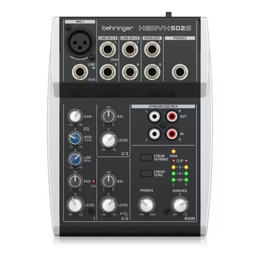 Behringer Xenyx 502S 5-channel Analog Streaming Mixer