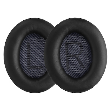 kwmobile Ear Pads Compatible with Bose Quietcomfort 35 35II 25 15 / QC35 QC35II QC25 QC15 Earpads - 2X Replacement for Headphones - Black