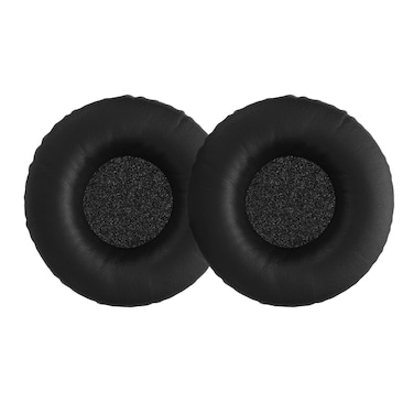 kwmobile Ear Pads Compatible with Sennheiser HD25 / HD25-1 II / HD250BT Earpads - 2X Replacement for Headphones - Black