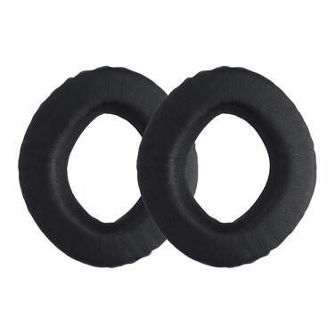 kwmobile Ear Pads Compatible with Sennheiser PX360 / MM550-X / MM450-X Earpads - 2X Replacement for Headphones - Black