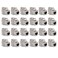 kwmobile Keystone Module Jacks - 24 Piece CAT6A Shielded Keystone Jack RJ45 Cat 6A Ethernet Module 10 Gbit with Shielded Metal Housing