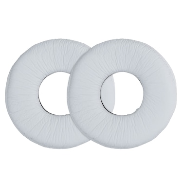 kwmobile Ear Pads Compatible with Sony MDR-V150 / V250 / V300 Earpads - 2X Replacement for Headphones - White