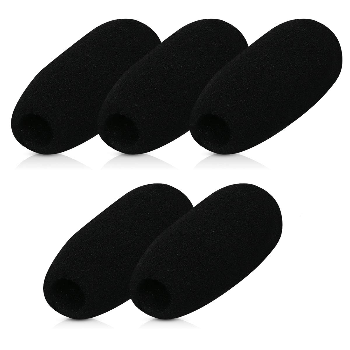 kwmobile Kwmobile Microphone Foam Covers 1.8x0.9x0.5inches