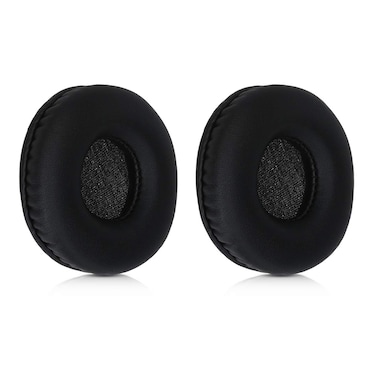 kwmobile Ear Pads Compatible with JBL Tune 600 / 500BT / 510BT / 450 Earpads - 2X Replacement for Headphones - Black