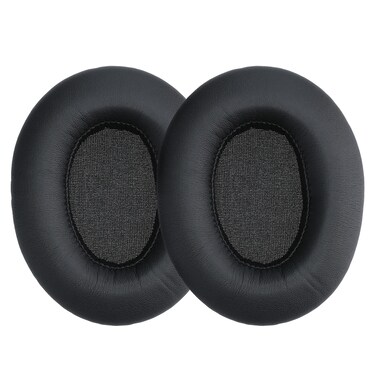 kwmobile Ear Pads Compatible with TaoTronics BH060 Earpads - 2X Replacement for Headphones - Black