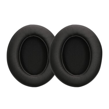 kwmobile Ear Pads Compatible with DOQAUS Earpads - 2X Replacement for Headphones - Black