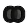 kwmobile Ear Pads Compatible with Sony INZONE H3 Earpads - 2X Replacement for Headphones - Black