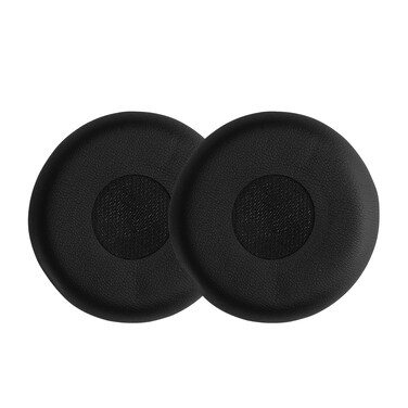 kwmobile Ear Pads Compatible with Jabra Evolve 20 / 20se / 30 / 30II / 40/65 Earpads - 2X Replacement for Headphones - Black