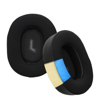 kwmobile Replacement Ear Pads Compatible with JBL E55BT (Set of 2) - Cooling Gel Earpads - Black