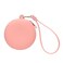 kwmobile Headphones Pouch Case Compatible with in-Ear Headphones - Silicone 7 x 7 cm - Pink