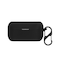 kwmobile Silicone Cover Compatible with Technics EAH-AZ60M2 - Case Cover Stick-On Skin with Clip - Black