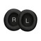 kwmobile Ear Pads Compatible with Shure AONIC 50 / SRH 1540 Earpads - 2X Replacement for Headphones - Black