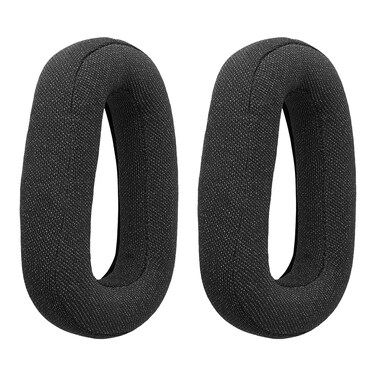 kwmobile Replacement Ear Pads Compatible with Logitech Zone Vibe 100 - Set of Earpads for Headphones - Black