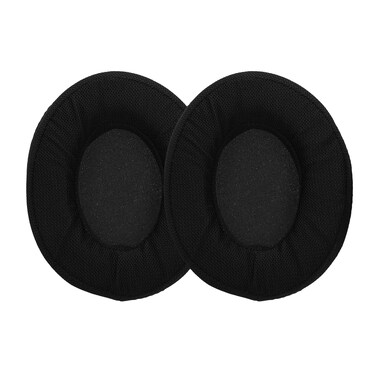 kwmobile 2X Earpad Compatible with Philips SHP9500 / SHP9600 - Replacement Foam Earpad Cushions for Headphones - Black